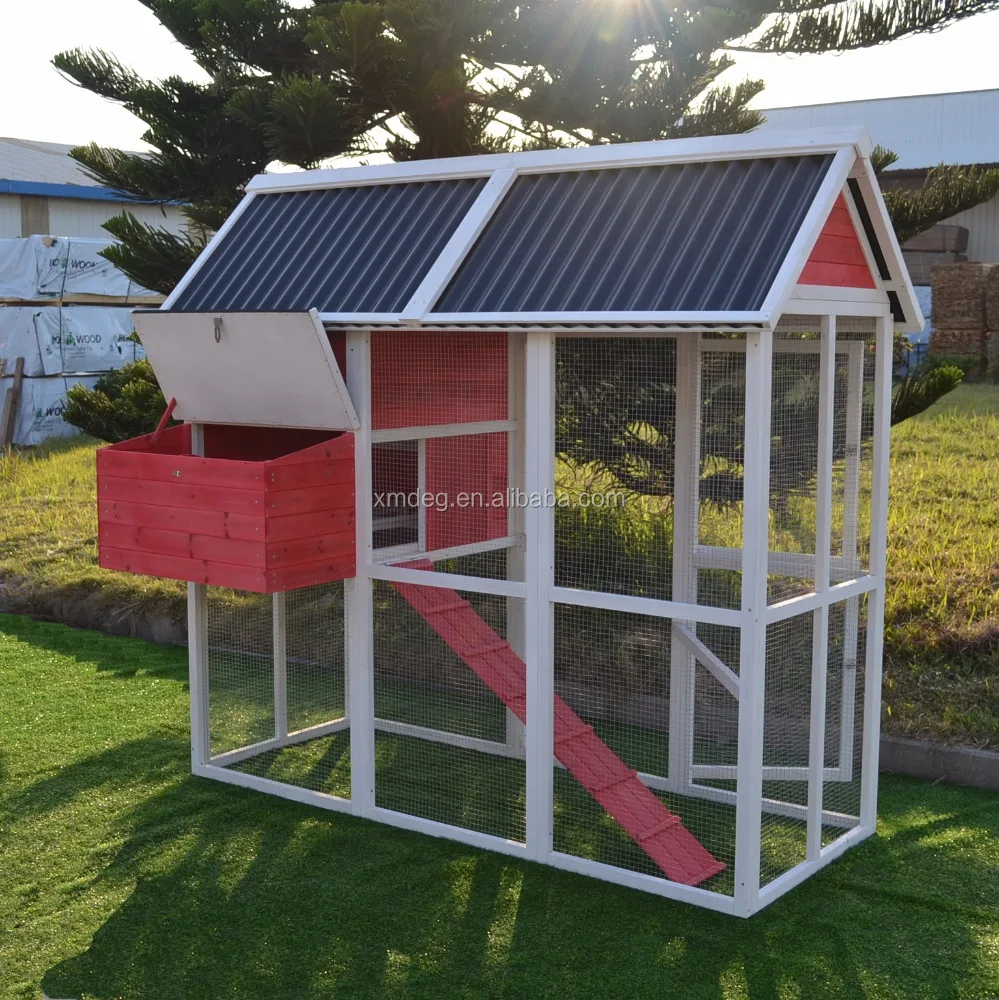 Wooden Pet House Rabbit Hutch Chicken Coop With Deeper No Leak Trays wood chicken poultry house for 8 hens house