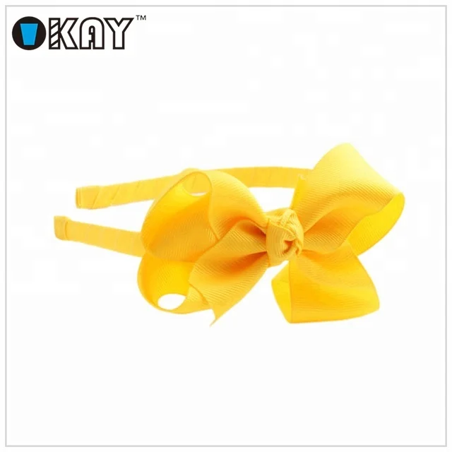 Ribbon bow kids hairband flower headband for hair accessories
