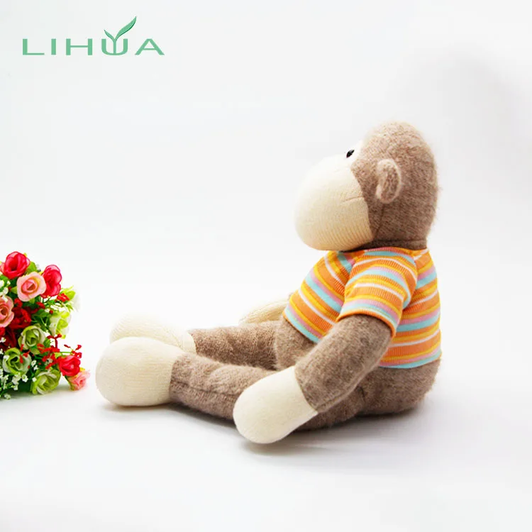 Lovely Long Arms And Legs Big Eyes Monkey Plush Animated Toy