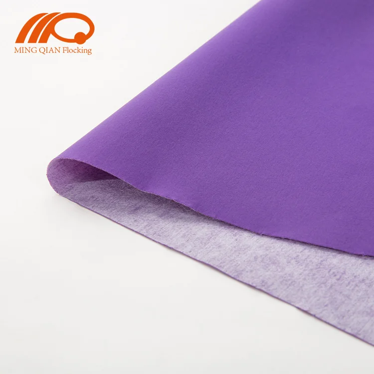 Purple Flocking Fabric For Jewelry Box Lining Velvet