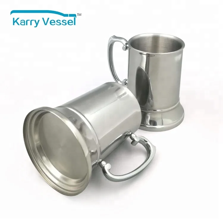 KARRY 450 ML High quality Stainless Steel Tankard / Coffee or Beer Mug/cup