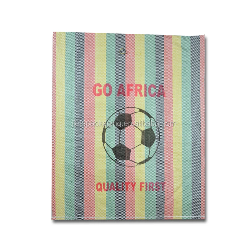 Customized polypropylene pp fabric woven shopping bag with D handle export to Dubai,Pakistan,Africa