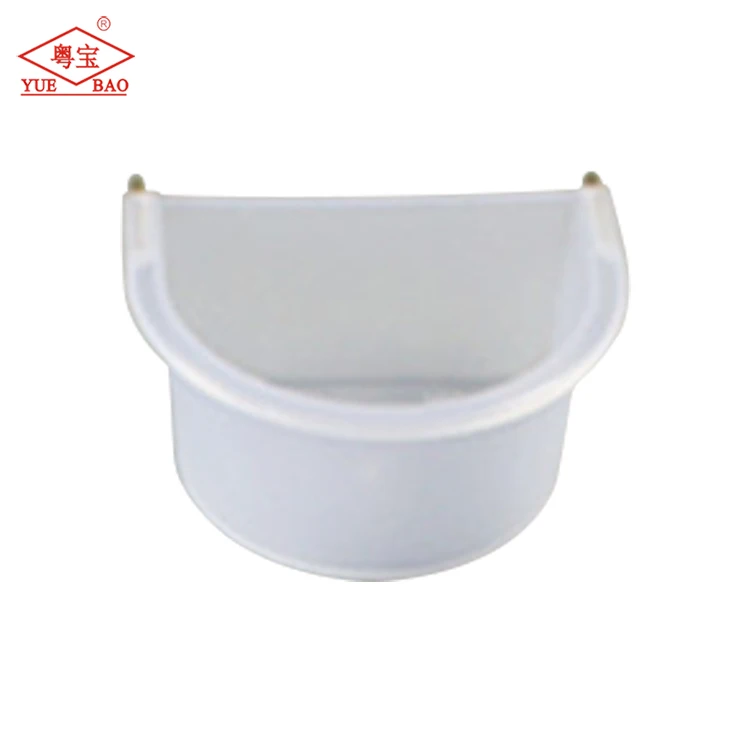 Small D Cup Pigeon Feeder with Two Hooks Colorful Animal Drinkers