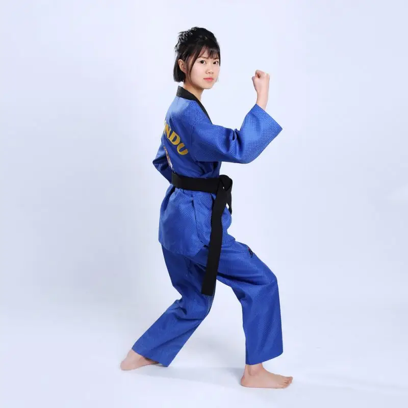 Униформа для взрослых и детей Tae Kwon Do Dobok WTF Taekwondo