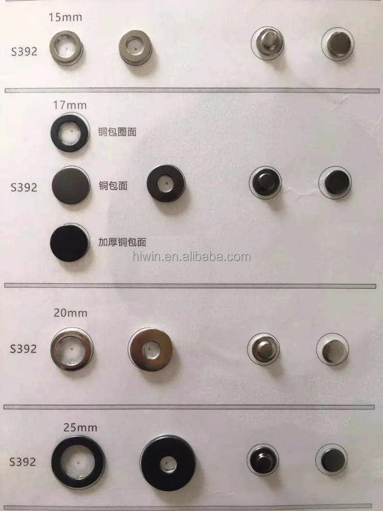 2018 New Ring Snap Button For Garment