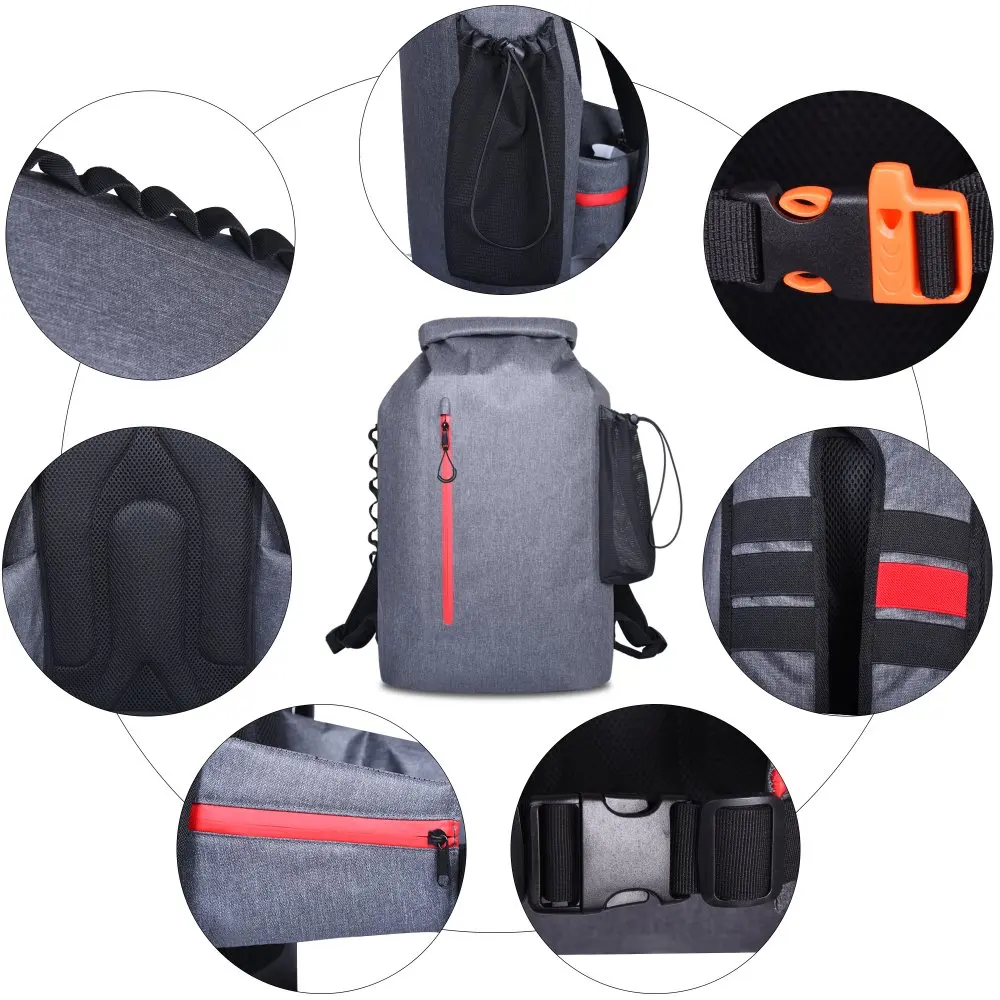 Fashion Design TPU Float Hiking Camping Outdoor Sports Travel Dry Sack Waterproof Shoulder Bag Outdoor Shoulder Backpack