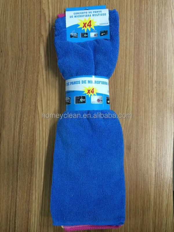 super soft and absorbent car auto care microfiber cleaning cloth 4-pks