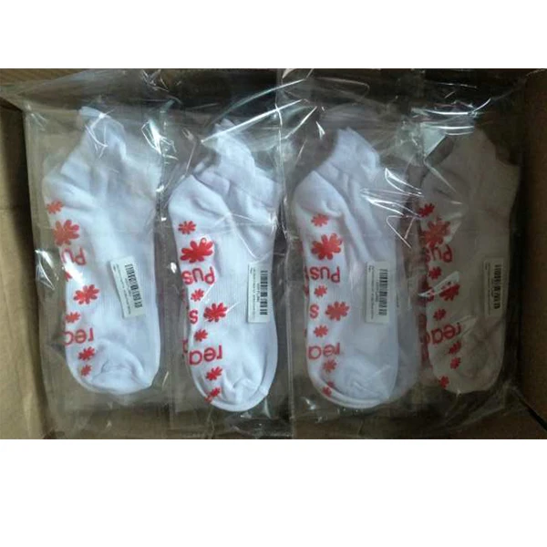 
Custom Design Combed Cotton Labor & Delivery Grip Ankle Socks, Pregnancy Funny Hospital Non Skid Grip Bottom Socks 