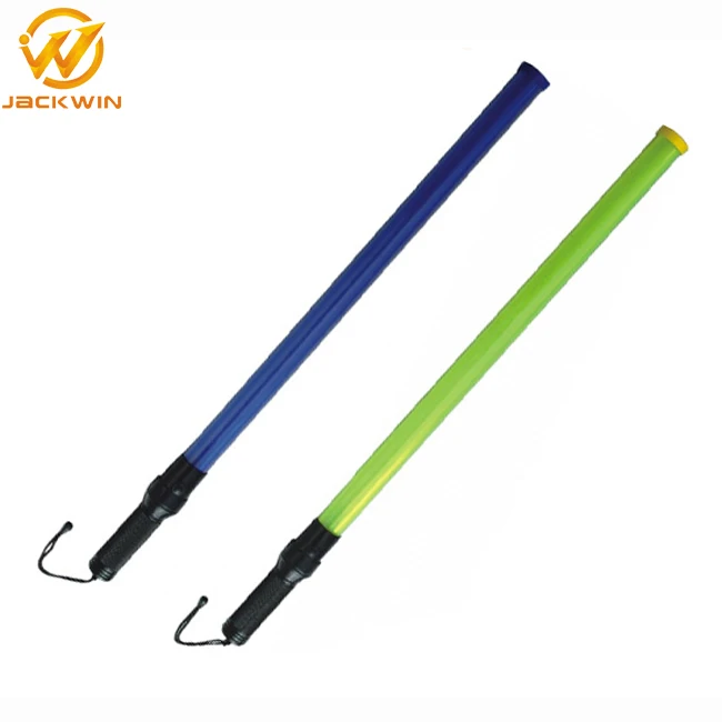 LED Rechargeable Traffic Safety Baton Police Torch Light Traffic Control Safety Light Sticks