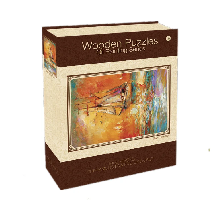 2017 Wholesale Brain Teaser Wooden Jigsaw Puzzles from China