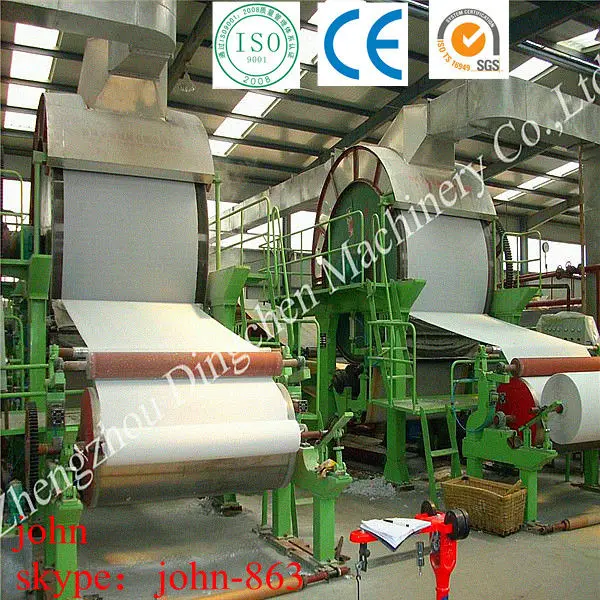 1092mm туалетная бумага машина с 2T / D