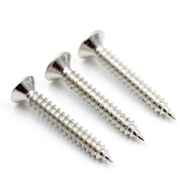 Китайский завод C1022 желтый оцинкованный никелированный потайной головкой Самонарезающий винт из ДСП