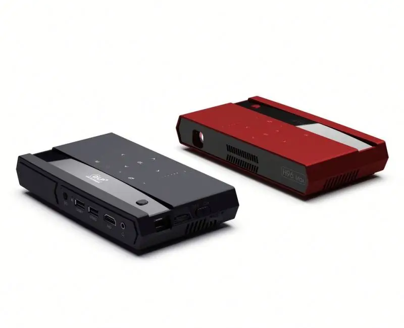 Original manufacturer H96 Max mobile android 2.4G/5G Wifi dlp 1080P hd mini smart projector from Kingsway factory