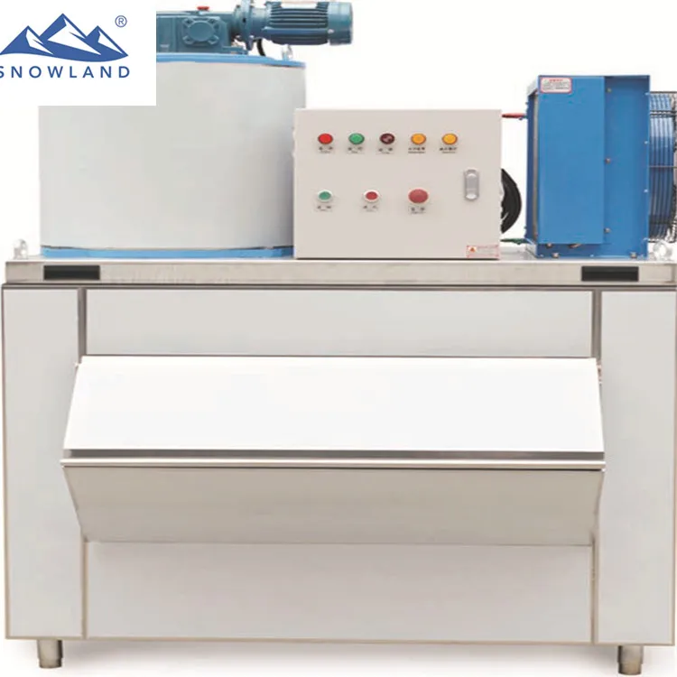 Фабрика/фабрика, льдогенератор чешуйчатого льда для рыбы с емкостью 1,5 т