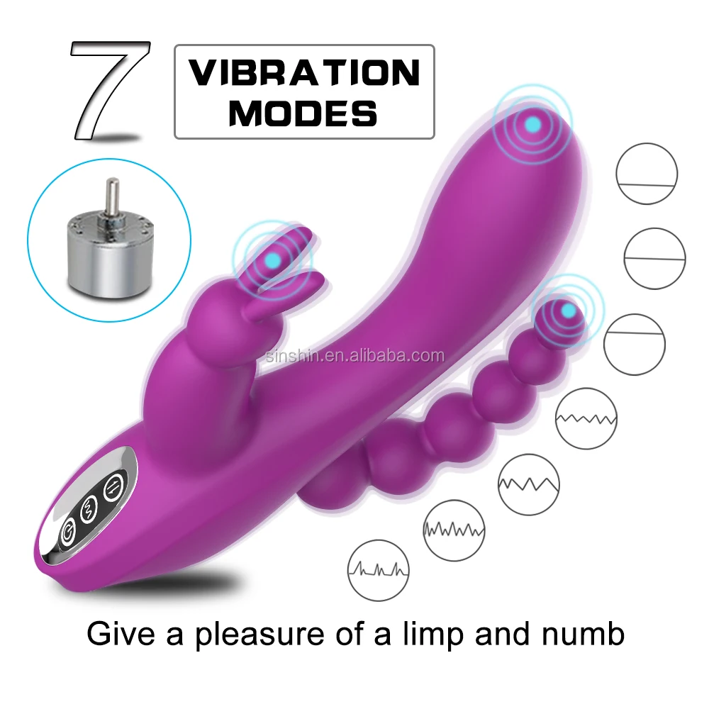 
Multi function usb charger rabbit vibrator with plug anal for women masturbation 