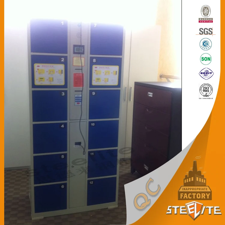 Steelite intelligent parcel delivery locker metal storage cabinet / public safe locker