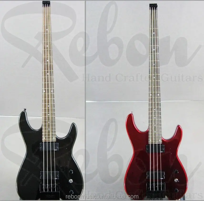 Weifang Rebon 4 string headless electric bass guitar for good quality