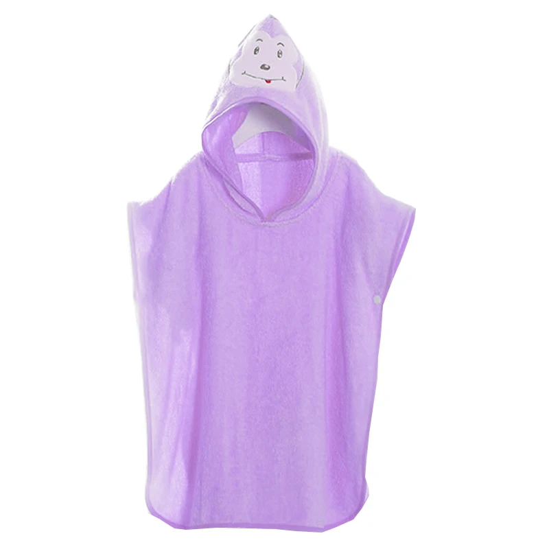 Chinese factory Bamboo children cape bathrobe With cap