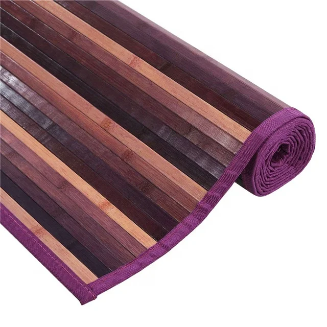 
Venice Natural Bamboo Floor Mat Bamboo Area Rug Indoor Carpet Elegant Non Skid Backing Floor Runner Mat For Home Kitchen Office 