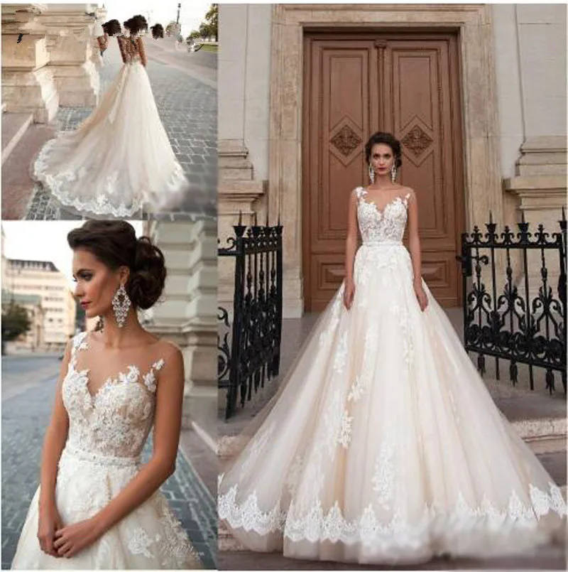 2023 Princess Wedding  dress Arab Wedding Dress 2021 vestido de novia Lace Appliques Beaded Princess Tulle Wedding Dresses
