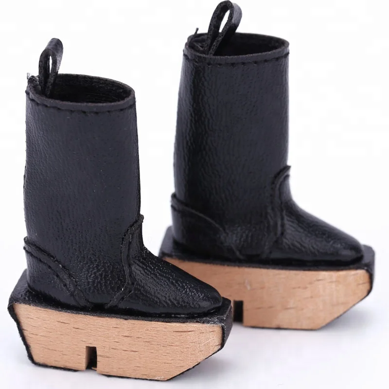 Black PU wooden base toy geta,hotselling in Japan.