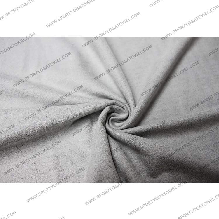 
Guangzhou OEM suede high color fastness and durable microfibre yoga mat towel 