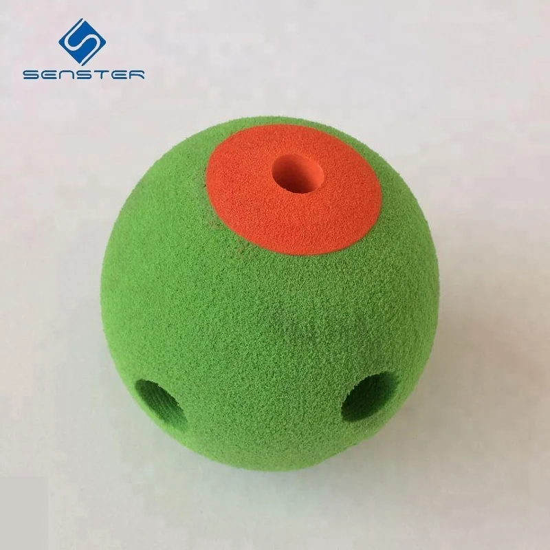 Factory directly high quality smooth surface colored eva foam ball with hole eva foam antenna ball for toy