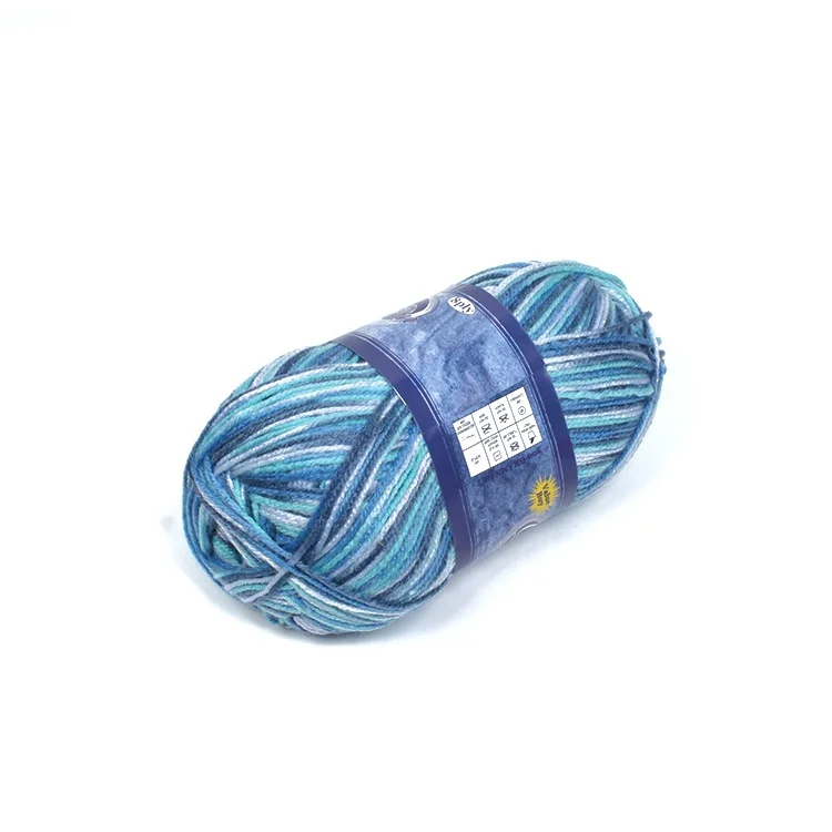 
China Acrylic Blended Yarn Fancy Yarn Manufacture Cheap Cotton Knitting Yarn 