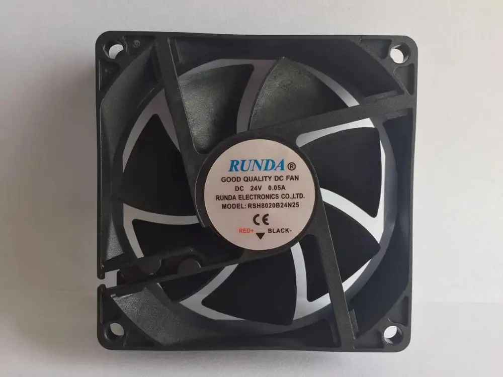 80mm 80x80x20mm 8020 12V 24V small DC brushless cooling fan for Air purifier and humidifier