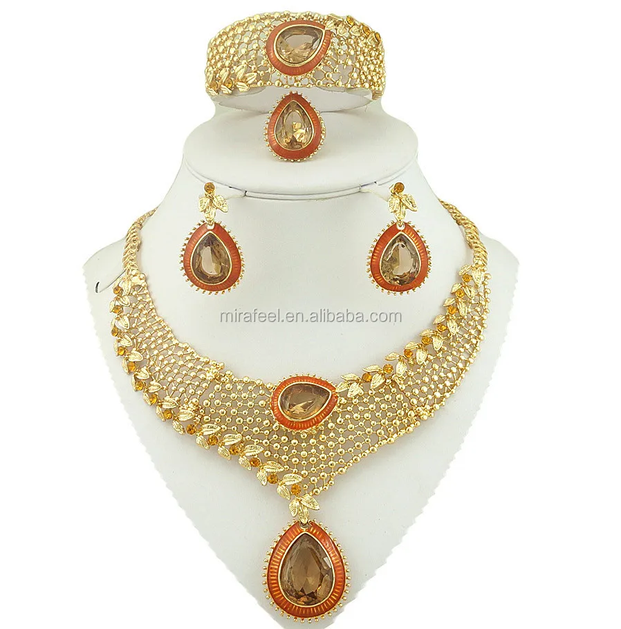 African Jewelry Set Costume Jewelry Necklace Sets Very Nice for Wedding and Party