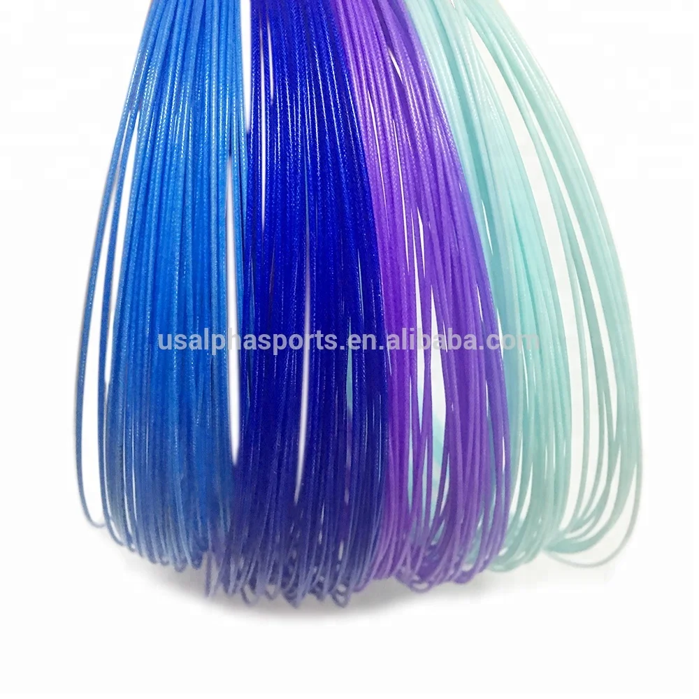 Best quality nylon Customized badminton racket string for 0.66mm