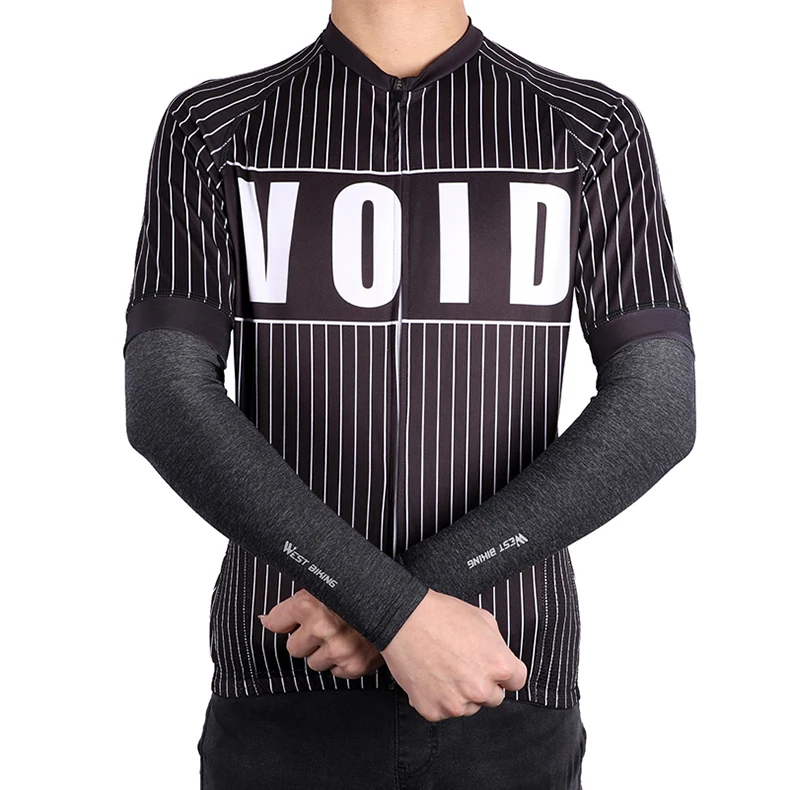 Эластичные рукава WEST BIKING из вискозы ультрадышащие сетчатые Нескользящие силиконовые полоски лайкры