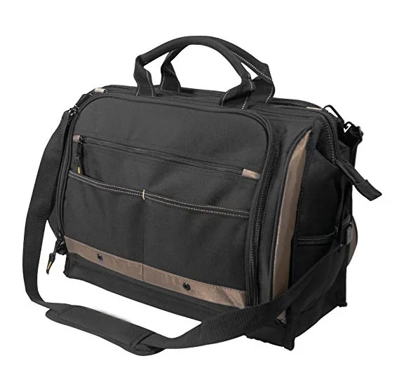 
High Quality Tote Carrier Service Kit Plumber Carpenter Technician Electrician Electrical Heavy Duty Tool Bag 
