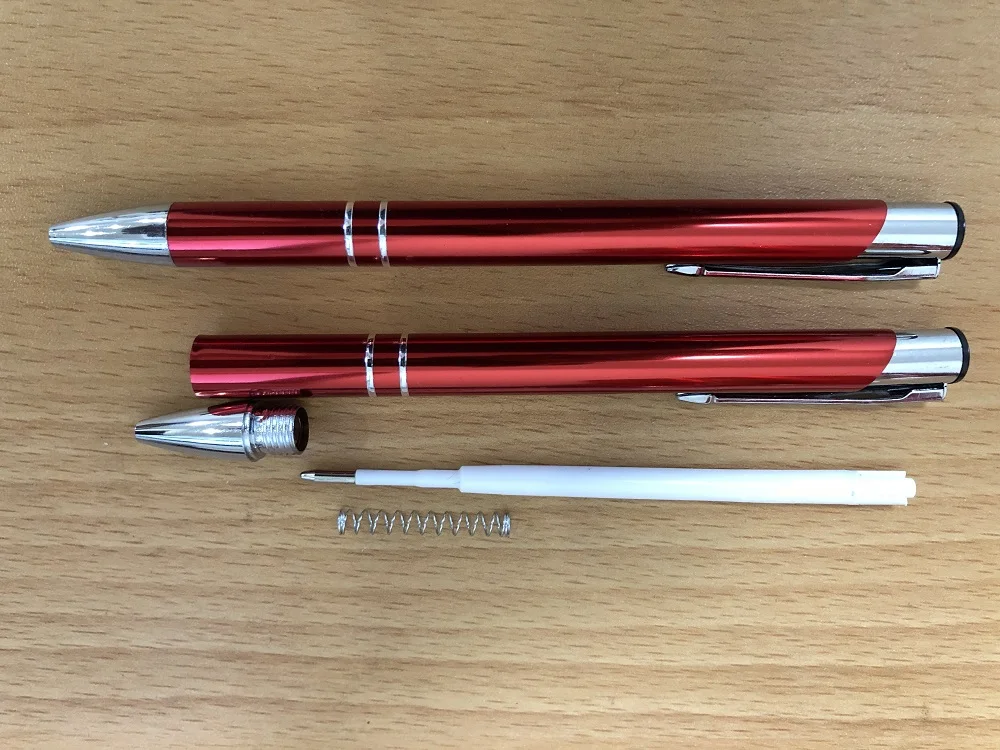 Laser engrave your logo M-001 Popular Promotional Aluminum Metal Ballpoint Pen for Business Office School