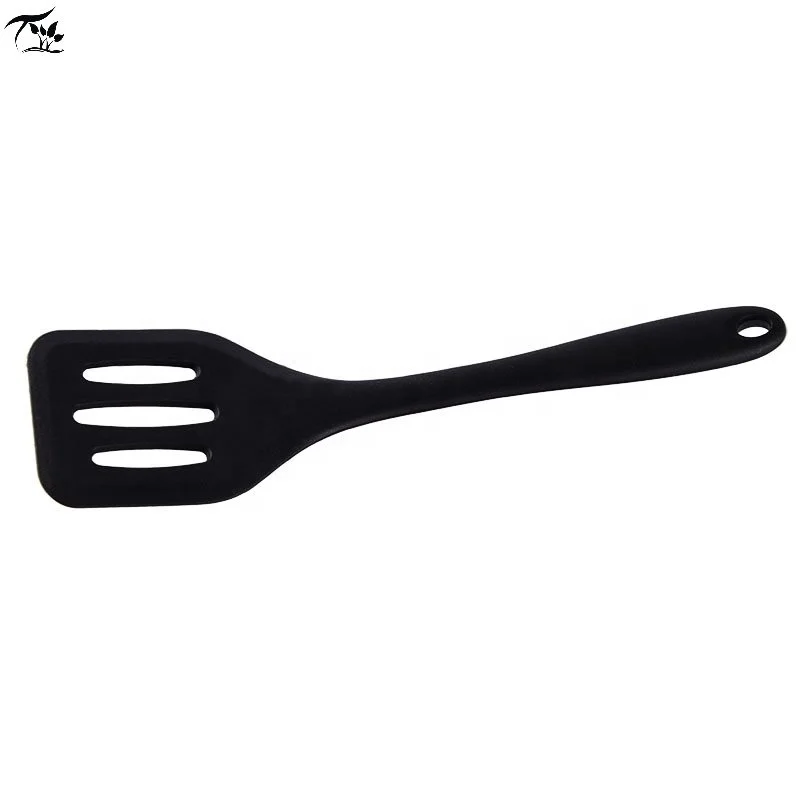 
Kitchen Turner Non-Slip Cooking Utensils Slotted Silicone Turner with Iron Core 