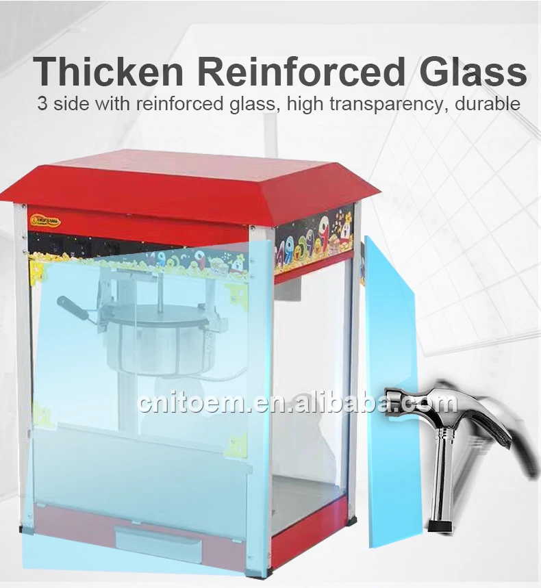 
CE approved 8oz industrial commercial popcorn machine 