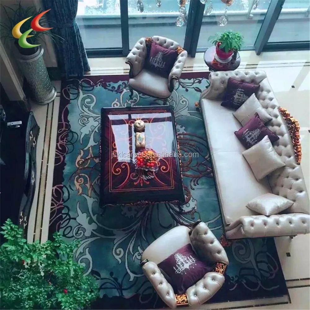 luxury 100% New Zealand Wool hand-tuft custom carpet