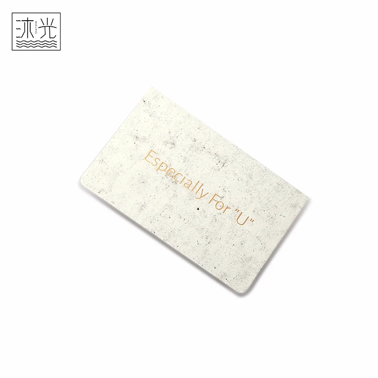 New Model High Quality Gold Stamping Marble Greeting Cards