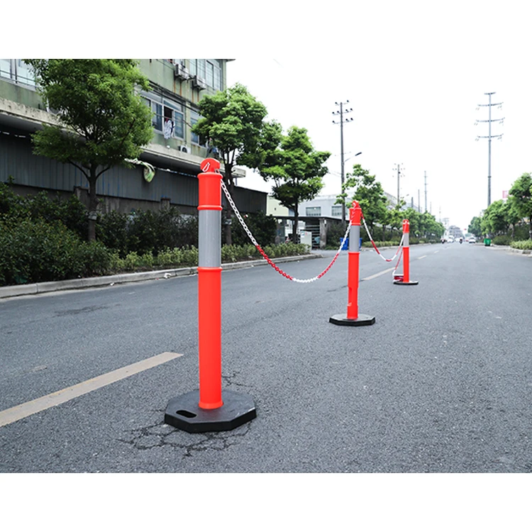 Factory Wholesale Road Barrier Highway T- top Safety Bollard Traffic Warning Bollard Delineator Post