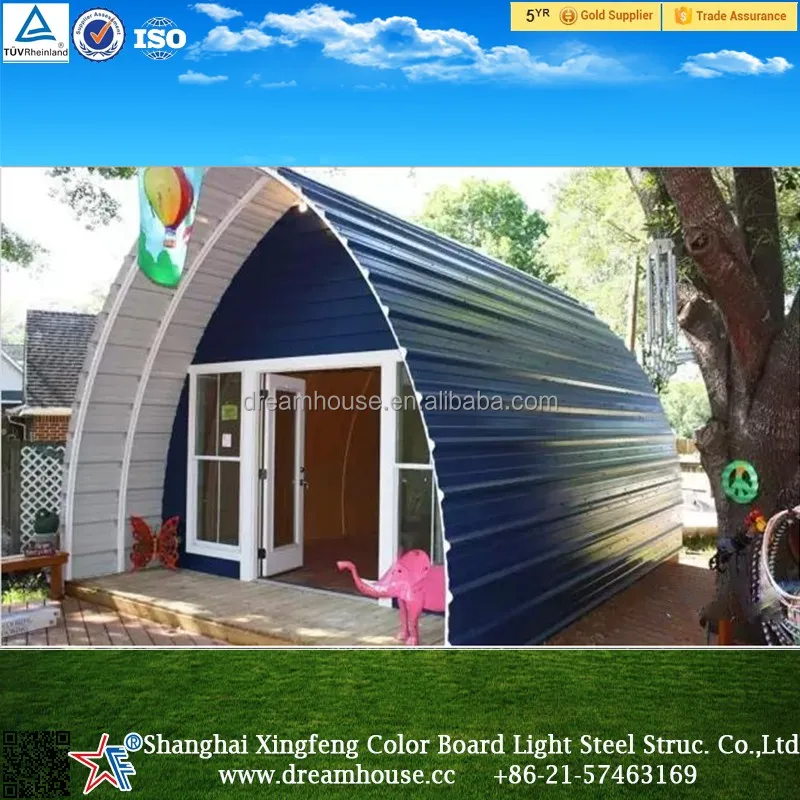 uruguay prefabricated residential houses/export glass wool houses prefab house dome design