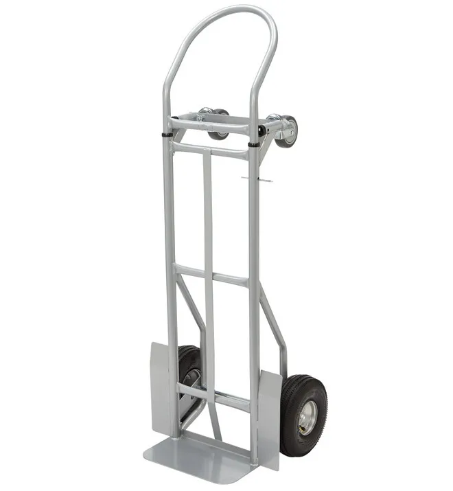 heavy duty metal cart 2 in1 folding platform hand truck