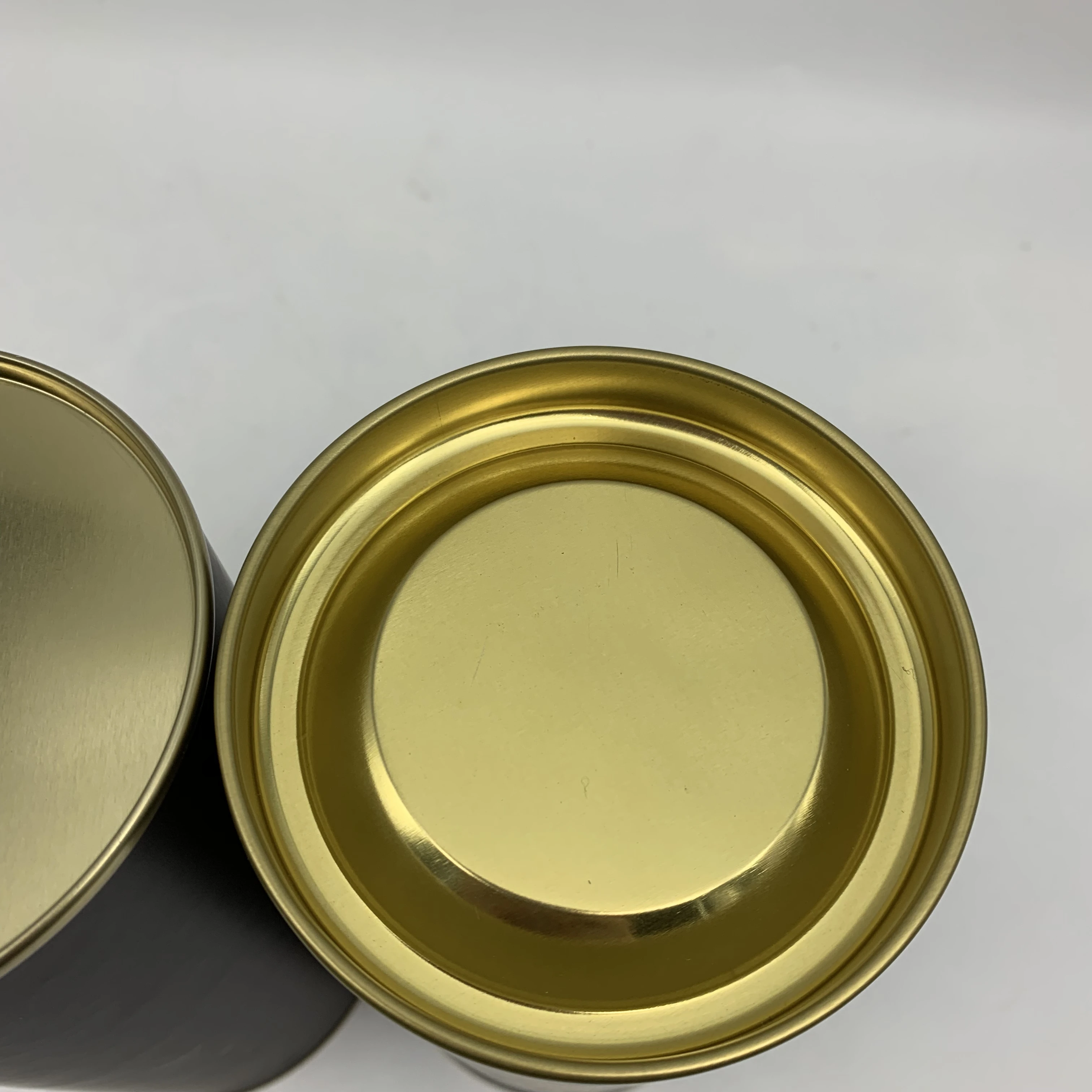 Размер под заказ, матовая крафт-бумага, черная круглая цилиндрическая кофейная трубка, упаковка с алюминиевой фольгой