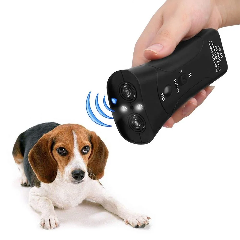 Ultrasonic Stop Dog Barking Device No Collar Needed Training Handheld Cat Dog Repellent