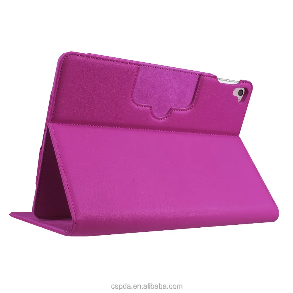 
Eco-friendly pu leather magnetic Stand Case Cover for ipad pro 9.7 inch tablet with machine frame 