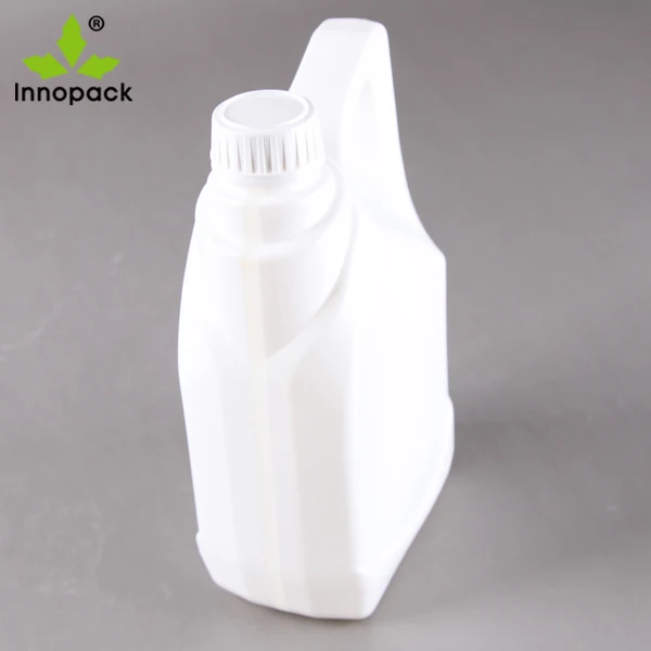 HDPE plastic 4L engine oil bottle with cap