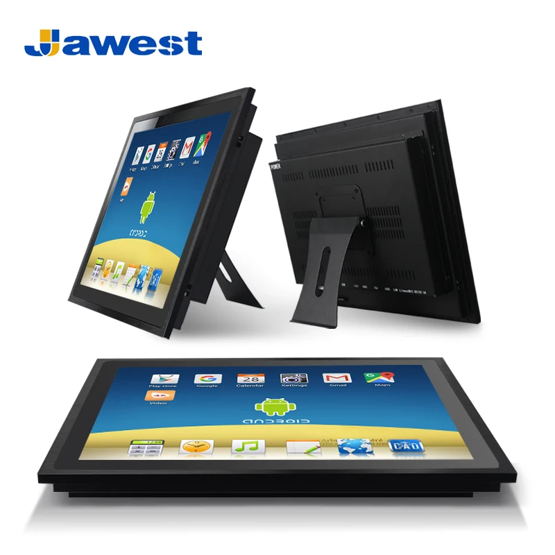 Jawest Низкое энергопотребление android все-в-одном с сенсорным экраном промышленного 15 дюймов безвентиляторный компьютер