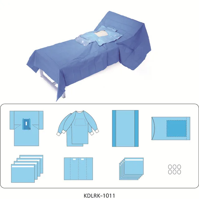 Disposable Absorbent Surgical Sterile laparotomy pack for factory supply