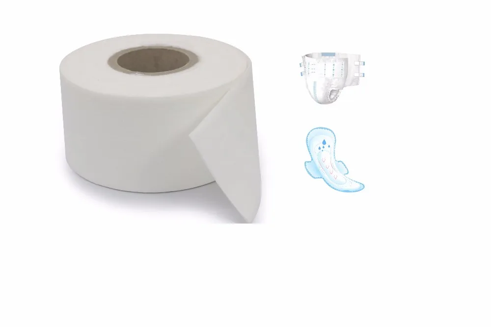 Заводской производитель, оптовая продажа, абсорбирующая бумага Airlaid SAP для впитывающего ядра для гигиенических салфеток и детских подгузников, бумага SAP