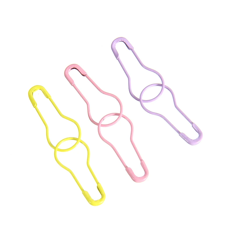 Высококачественные разноцветные медные вязальные маркеры смешанных цветов для фиксации крючком инструменты для фиксации крючком зажимы для вязания