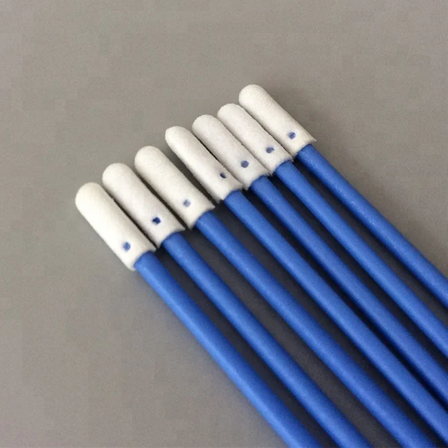 
Cleaning Round Foam Swab Blue Stick For Cleaning LCD PCB 